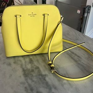 Pale yellow Kate spade purse